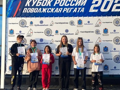 Яхтсменка стала призером Кубка России