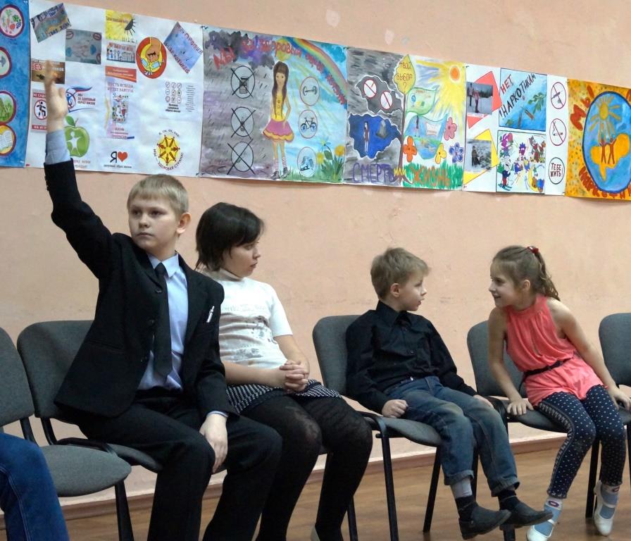 Дети Октябрьского района за мир без наркотиков!