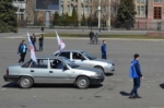 На Театральной площади автолюбители совершили 