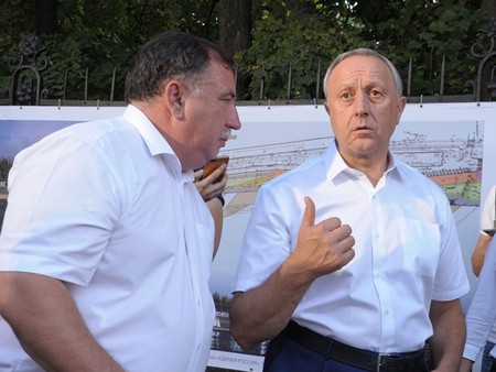 Пешеходная Волжская. Уложенная плитка пошла трещинами