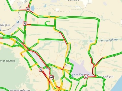 ДТП почти перекрыли выезд из Ленинского района