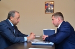 Валерий Радаев провёл рабочую встречу с главой администраций Аткарского района.