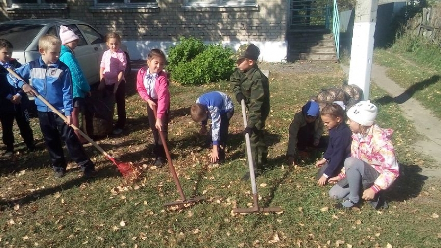 Ученики Садовской школы присоединились ко всероссийскому субботнику