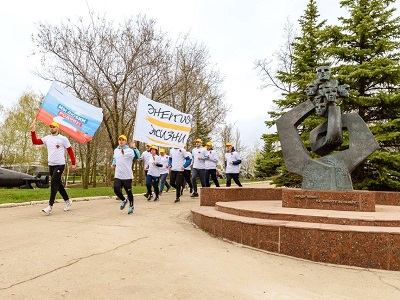 Сотрудники Саратовского НПЗ почтили память героев Великой Отечественной войны «Марафоном Победы»