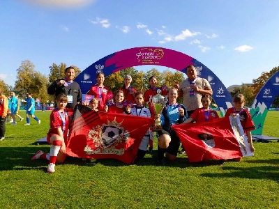 Юные футболистки из села попали в тройку лучших команд страны