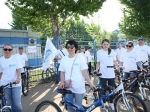 Работники ООО «Газпром трансгаз Саратов» присоединились к Всероссийской акции «На работу на велосипеде» 