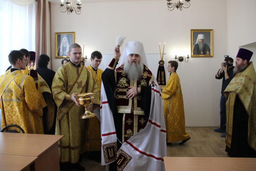 В Татищево освятили кабинет, в котором будут преподавать основы православной культуры