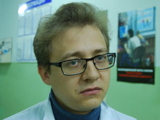 Одним из первых участвовать в конкурсе профмастерства вызвался молодой врач Ивантеевской ЦРБ Алексей Пономарёв