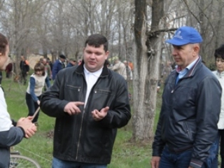 В Красном Куте заложили городской парк