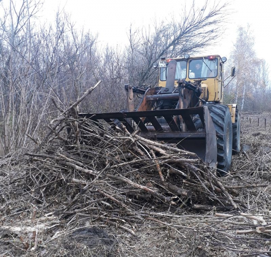 В Татищевском районе провели работы по благоустройству