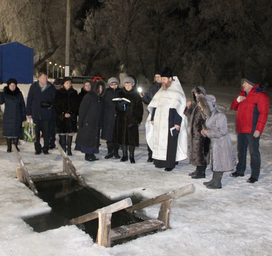 В Татищево отметили Крещение Господне на реке Идолга
