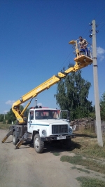 В Вязовке меняли фонари на энергосберегающие
