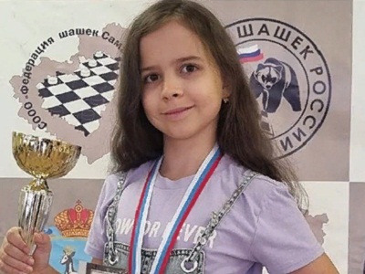 Дочь саратовского министра победила во всероссийском турнире по шашкам