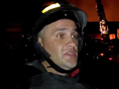 На складе в промзоне произошел крупный пожар