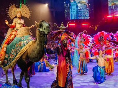 В Саратовском цирке прошла грандиозная премьера нового шоу Гии Эрадзе «Песчаная сказка»