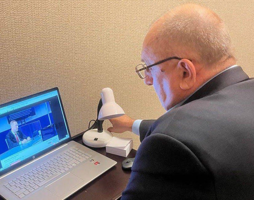 На главной площади города, которая находится рядом со зданиями правительства и мэрии, засыхают деревья 