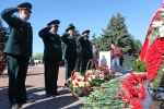 Саратовские таможенники возложили цветы к памятнику Воину-освободителю