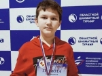 Юный спортсмен выиграл этап Кубка России по шахматам