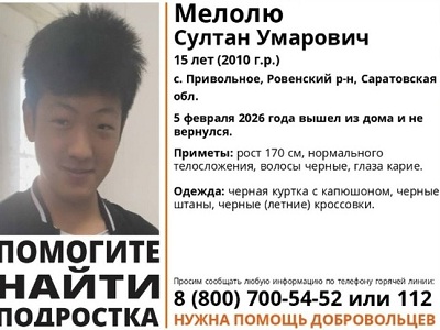 В Саратовской области разыскивают пропавшего подростка: автомобилистов просят сообщить, не видели ли они мальчика на трассе