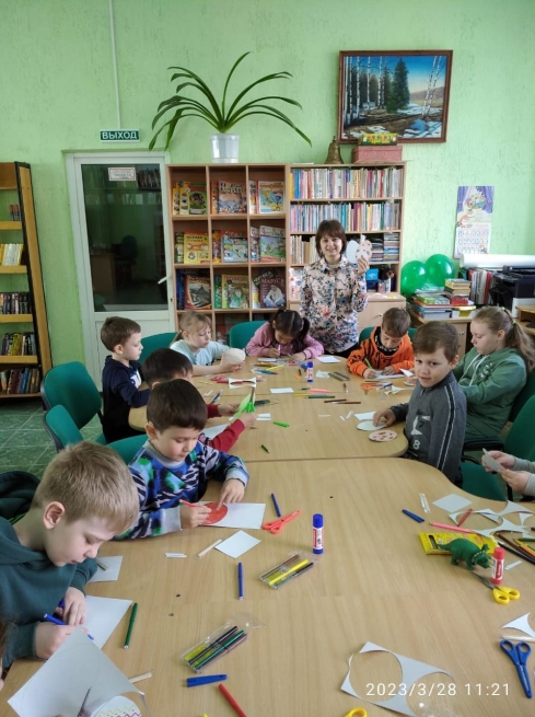 Детско-юношеская библиотека проводит творческие встречи, посвящённые палеонтологии