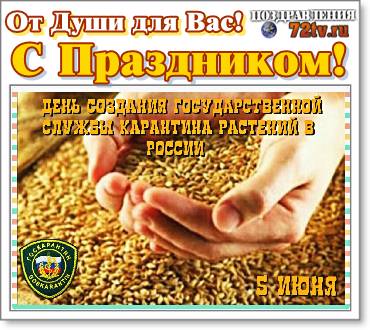 Поздравление с Днем карантина растений