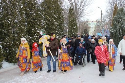 В Энгельсском доме-интернате прошли широкие масленичные гуляния