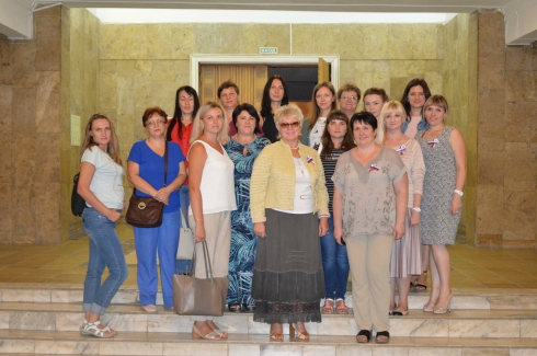 Александра Сызранцева приняла участие в мероприятии, посвященном Дню Государственного флага Российской Федерации