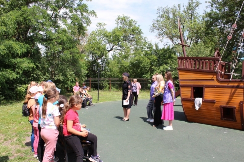 Сотрудники Госавтоинспекции и общественники провели акцию «Юный велосипедист»