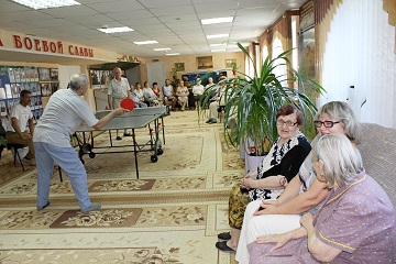 В Энгельсском доме-интернате состоялся теннисный турнир