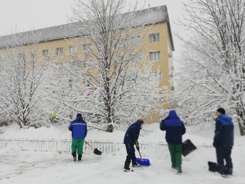 О проведении акций по уборке снега на территории ФГБУ «Саратовская МВЛ»