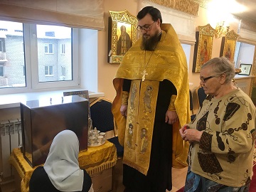 Празднование Крещения Господня в Энгельсском доме-интернате