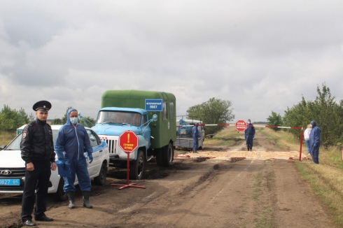 В Петровском районе проходят учения по ликвидации очага гриппа птиц
