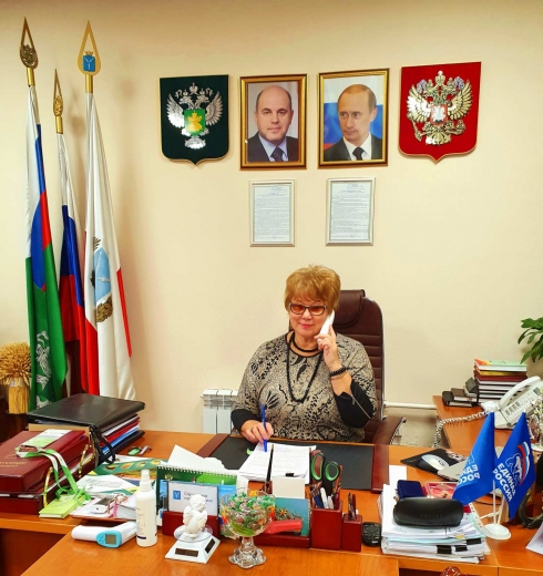 Александра Сызранцева оказала помощь в приобретении продуктов
