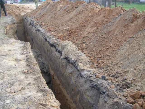 Порча земли в результате земляных работ