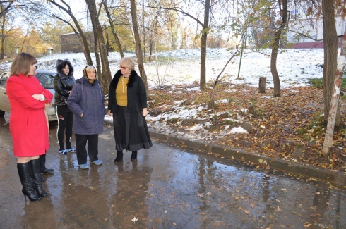 Александра Сызранцева встретилась с жителями 