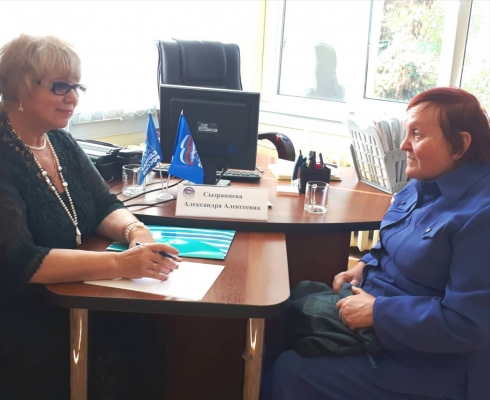 Депутат Саратовской городской Думы Александра Сызранцева  провела прием граждан
