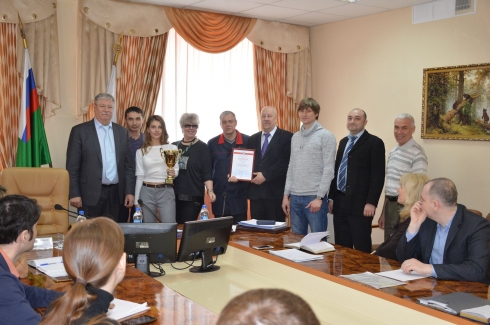 О вручении команде ФГБУ «Саратовская МВЛ»  кубка за третье место в гонке «Лыжня России – 2018»