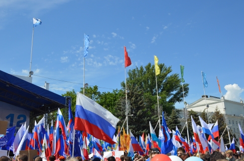 Участие в торжественном мероприятии, посвященном празднованию Дня России