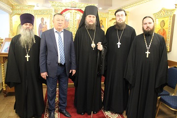 Отреставрированный Домовой Храм Энгельсского дома-интерната освятил  Епископ Покровский и Николаевский Пахомий