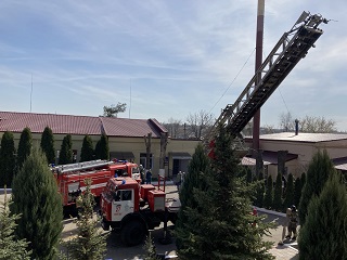 В Энгельсском доме-интернате в очередной раз прошли противопожарные учения