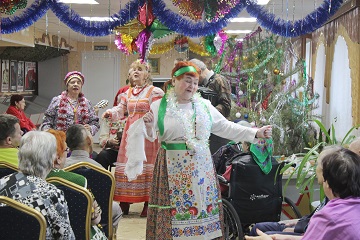 В Энгельсском доме-интернате было некогда скучать в новогодние праздники