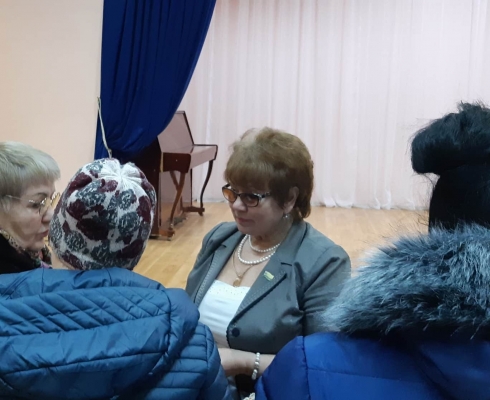 Александра Сызранцева приняла участие во встрече с жителями 