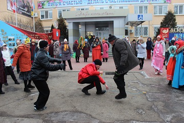В Энгельсском доме-интернате прошли масленичные гуляния