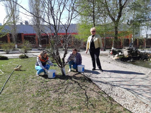 Коллектив ФГБУ «Саратовская МВЛ» принял участие в мероприятиях в рамках Всероссийского экологического субботника «Зеленая весна – 2019»