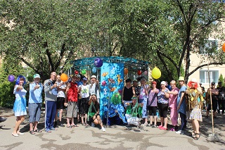 Праздник Нептуна в  Энгельсском доме престарелых