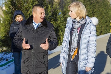Ольга Баталина посетила Энгельсский дом-интернат