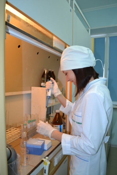 Внедрение методики определения натамицина в сырах в отделе химических исследований