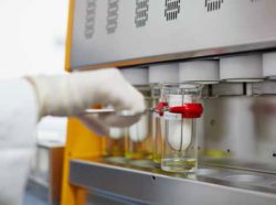 В отдел биохимических исследований саратовской ветлаборатории поступили пробы семян льна на определение масличности