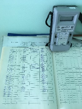 Исследования проб за сентябрь в отделе радиологии