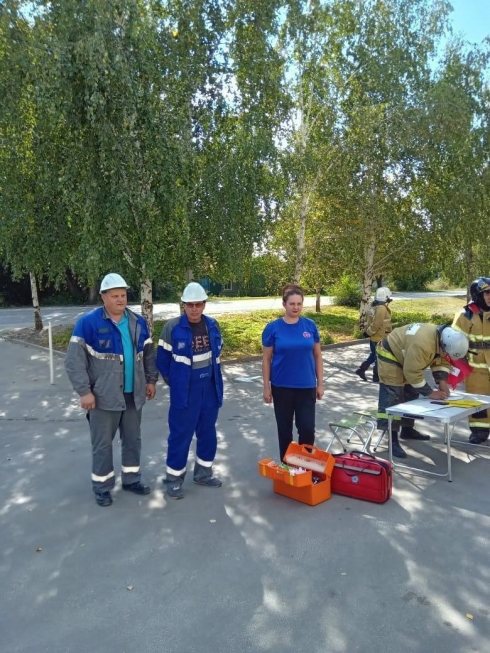 В одной из школ города провели тренировку на случай ЧС